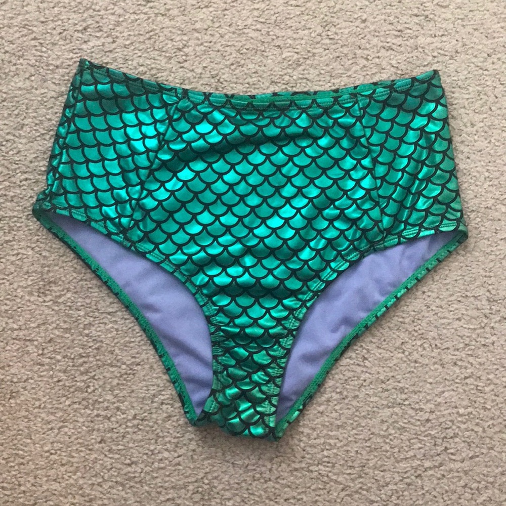 mermaid high waist bottoms can be for swim/costume